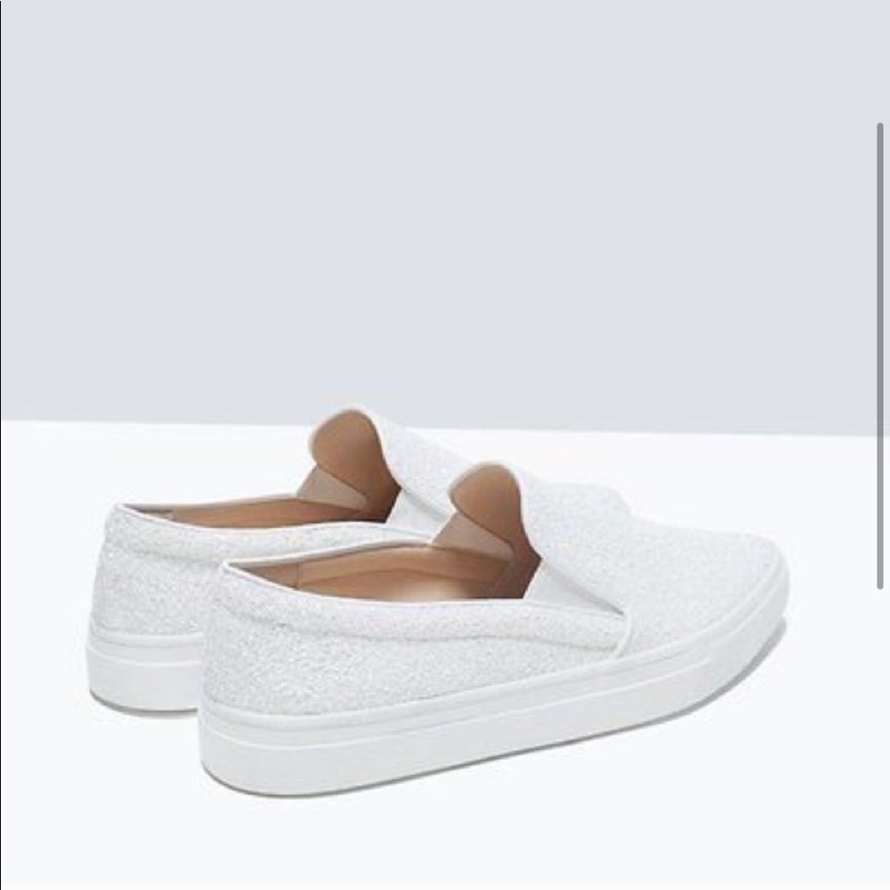 ZARA WHITE FLATS